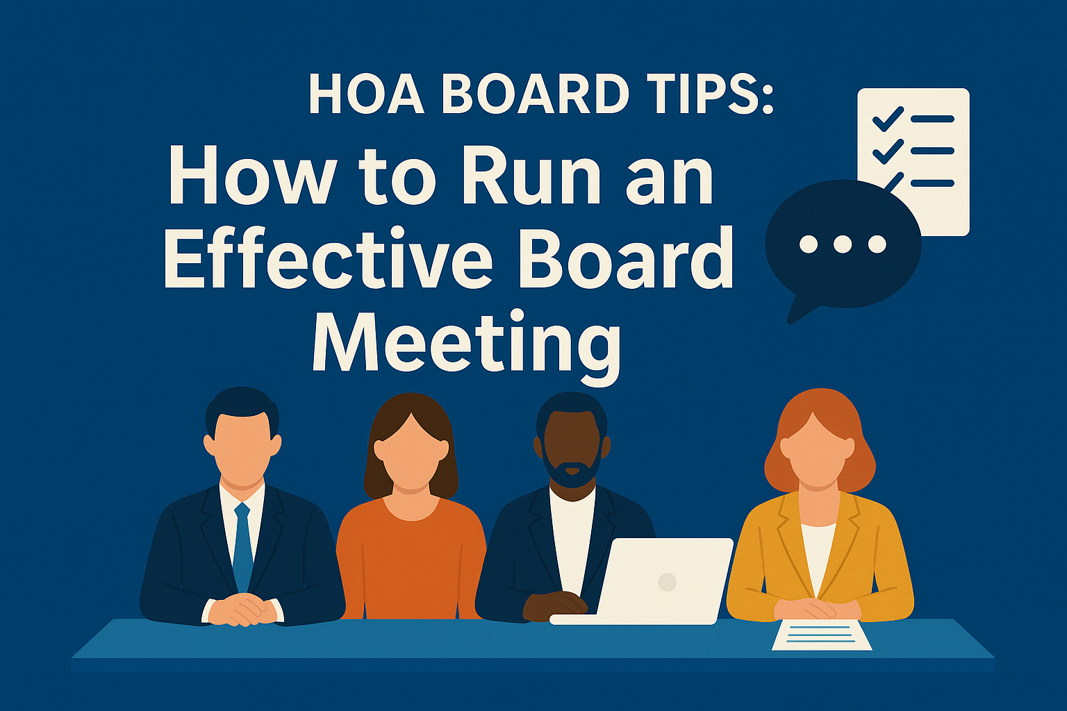 Expert HOA Management how to run an Effective Board Meeting, Florida HOA Management Services, Reliable Condo Management