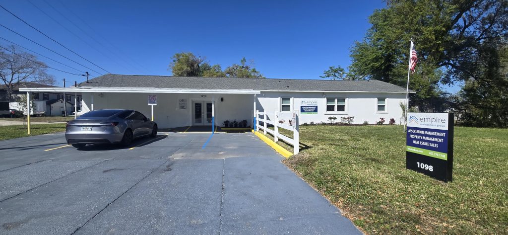 Exterior view of Empire Management Group's Clermont, Florida office – HOA and condo management specialists in Lake County.