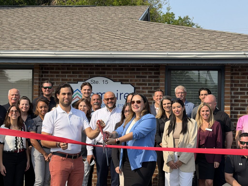 HOA management Daytona Beach ribbon cutting Empire Management Group grand opening